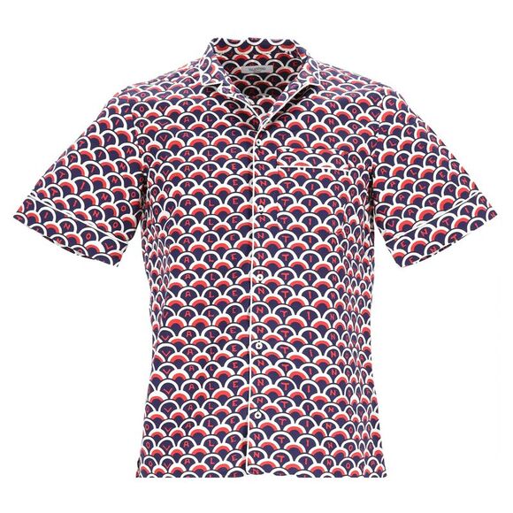 Valentino Logo-Print Regular-Fit Shirt In Multicolor Cotton